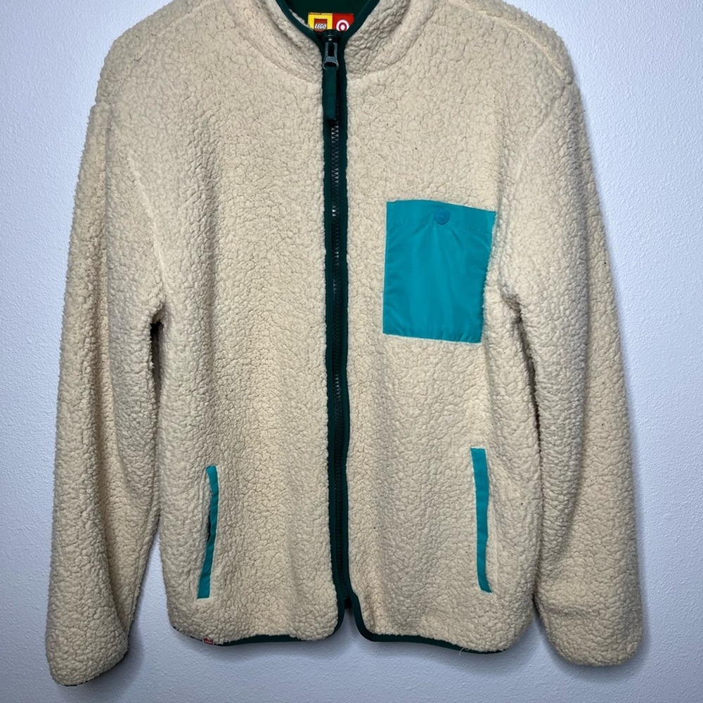 Lego X Target Sherpa Color Block Jacket M - image 6